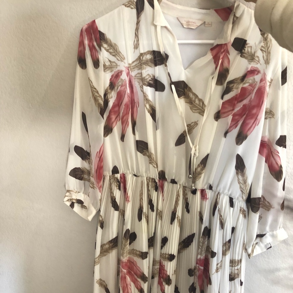 cute silk middle-sleeve dress